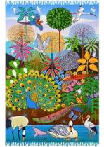 Canga Praia Estampa Tropical Selva 100 Viscose Gigante Bali Canga Praia Estampa Tropical Selva 100 Viscose Gigante Bali