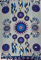 Canga Praia Olho Grego Diversas Mandala Moda Verão Beach Polieter Canga Praia Olho Grego Diversas Mandala Moda Verão Beach Polieter