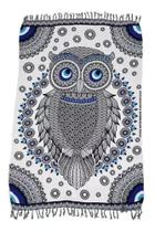 Canga Praia Olho Grego Mandala Moda Verão Beach Poliéster Canga Praia Olho Grego Mandala Moda Verão Beach Poliéster