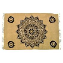 Canga Praia Poliéster Coruja Mandala Beach Bali Indiana Canga Praia Poliéster Coruja Mandala Beach Bali Indiana