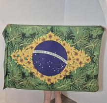 Canga Praia Saida Piscina Pareo Estampada Brasil Copa