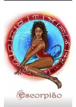 Canga Praia Signos Poliéster Moda Verão Beach Astrologia