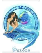 Canga Praia Signos Poliéster Moda Verão Beach Astrologia