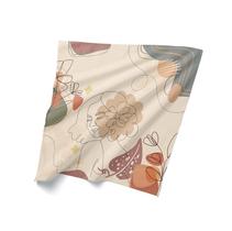 Canga Saída De Praia Estampa Floral Mulher 125X125cm Bali - PRESENTE-BRINDE