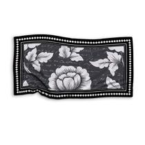 Canga Saída De Praia Estampa Floral Preta 125X70 Bali Canga Saída De Praia Estampa Floral Preta 125X70 Bali