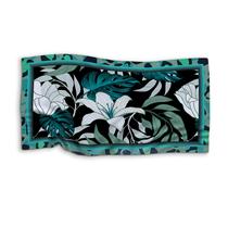 Canga Saída De Praia Estampa Floral Verde 125X70 Tecido Bali