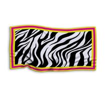 Canga Saída de Praia Estampa Zebra Colorida 125X70 Bali Canga Saída de Praia Estampa Zebra Colorida 125X70 Bali