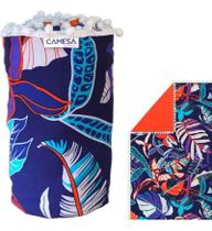 Canga Toalha Saída De Praia Atoalhada Dupla 100x140cm Camesa