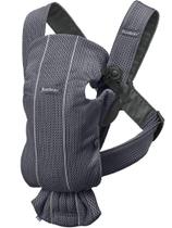 Canguru BabyBjörn Mini Anthracite 3D Mesh para Recém-nascidos Canguru BabyBjörn Mini Anthracite 3D Mesh para Recém-nascidos