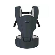Canguru Básico 05 em 01 Suporte Acolchoado Fivela Peitoral Assento Removível 06 a 15kg Cinza