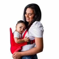 Canguru bebê 3 em 1 passeio carregador ergonômico Bublim Baby Liso Detalhe Estampad