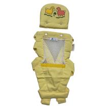 Canguru Bebe Mamãe Conforto Passeio Carregador Amarelo 8Kg