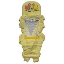 Canguru Bebe Mamãe Conforto Passeio Carregador Amarelo 8Kg