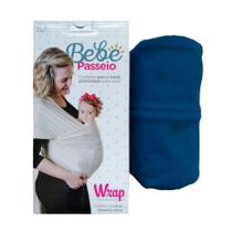 Canguru Bebê Passeio Wrap Azul Jeans Canguru Bebê Passeio Wrap Azul Jeans