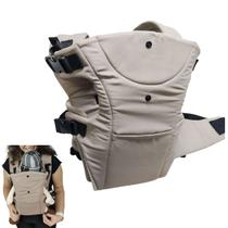 Canguru Carregador Bebe Criança Bolso Alça Ajustavel Ergonomico Passeio Viagem Seguro Confortavel Sentado Resistente