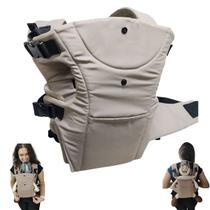 Canguru Carregador Bebe Criança Bolso Alça Ajustavel Sentado Viagem Passeio Resistente Macio Seguro Confortavel
