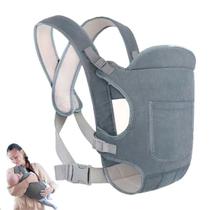 Canguru Carregador Bebe Criança Viagem Passeio Alça Ergonomica Ajustavel Seguro Confortavel Sentado Deitado Bolso Pratico Resistente