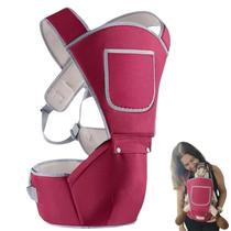 Canguru Carregador Criança Bebe Alça Ergonomico Ajustavel Macio Confortavel Bolso Viagem Passeio Seguro Resistente