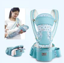 Canguru Carregador de Bebê Ergonômico com Assento na Cintura Hipseat até 25kg 0 - 36 Meses - Qinhu