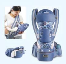 Canguru Carregador de Bebê Ergonômico com Assento na Cintura Hipseat até 25kg 0 - 36 Meses