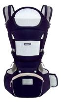Canguru Elegance 7 Posições Para Passeio c/Bebê Mucca Ergonômico Azul Marinho Canguru Elegance 7 Posições Para Passeio c/Bebê Mucca Ergonômico Azul Marinho