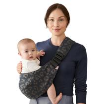 Canguru Ergobaby Upsie Sling 2 Posições Preto Leopardo Canguru Ergobaby Upsie Sling 2 Posições Preto Leopardo