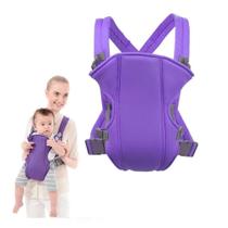 Canguru ergonomico bebe mochila carregador crianca 3 posicoes ate 15kg slim portatil passeio roxo Canguru ergonomico bebe mochila carregador crianca 3 posicoes ate 15kg slim portatil passeio roxo