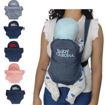 Canguru Ergonômico de Bebê Infantil Baby Carona Macio e Ajustável Várias cores - LET BABY BOLSAS DE MATERNIDADE