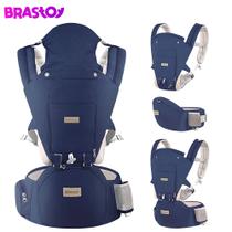 Canguru Ergonômico Para Bebê 12 Posições 3 Em 1 Azul Até 20Kg Transporte Seguro Viagem Passeio