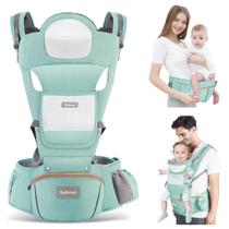 Canguru Para Bebe 0-3 Anos Ergonômico 3 Em 1 Estilo Canguru Frontal Infantil Hipseat Canguru Para Bebe 0-3 Anos Ergonômico 3 Em 1 Estilo Canguru Frontal Infantil Hipseat