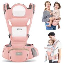 Canguru Para Bebe 0-3 Anos Ergonômico 3 Em 1 Estilo Canguru Frontal Infantil Hipseat