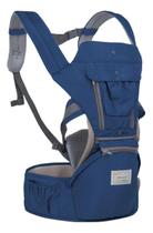 Canguru para Bebê Ergonômico 3 em 1 12 Posições Até 36kg Azul Aiebao Canguru para Bebê Ergonômico 3 em 1 12 Posições Até 36kg Azul Aiebao