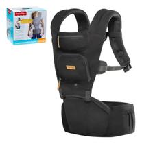 Canguru Para Bebê Hipseat 0-15kgs Preto Fisher Price Bb310