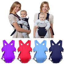 Canguru Para Bebê Passeio Baby Carrier Enxoval Bolsa Conforto Azul