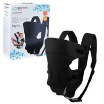 Canguru Para Bebe Preto Ergonômico Baby Safe Multikids Baby