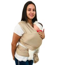 Canguru Para Bebê Wrap Sling Malha Apoio Varias Cores Apoio