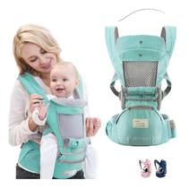 Canguru Para Carregar Bebê Tipo Mochila C/ Almofada Original