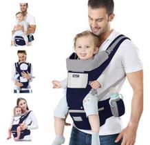 Canguru Porta Bebê Ergonômico 7 Em 1 Com Apoio De Cintura