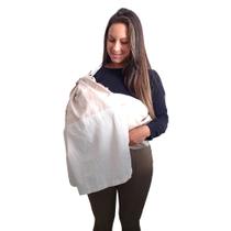 Canguru Sling de Argola Com Ombreira Carregador De Bebe Ergonomico Proteção Bebe Bege Xadrez bebe ate 20kls 100 algodão Antialérgico Best Sling