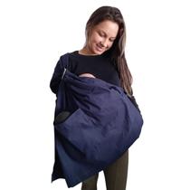 Canguru Sling de Argola Wrap com Bolso Carregador De Bebe Proteção Mamãe Canguru Azul Marinho 100 algodão Antialérgico até 20 kilos Best Sling