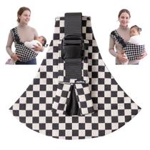 Canguru Sling para Bebê Lujifo Ajustável e Respirável Ébano Canguru Sling para Bebê Lujifo Ajustável e Respirável Ébano