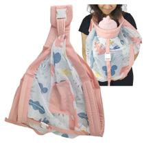 Canguru Sling Porta Bebe Criança Envoltorio Strap Bolso Carregador Alça Transporte Reforço Amamentaçao Conforto Ajustavel