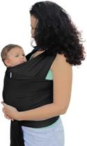Canguru Wrap Sling Bebê Passeio Preto Canguru Wrap Sling Bebê Passeio Preto