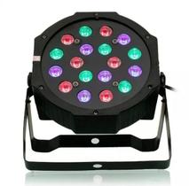 Canhão 18 Led Painel Luminária Refletor Iluminação Luz Festa