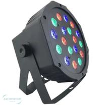 Canhão 18 Leds Rgb Dmx Jogo De Luz Balada E Aniversarios