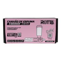 Canhão de Espuma à Gravidade Rotta376 10930 Rosa Espuma Densa com Controle e Estilo Profissional! Canhão de Espuma à Gravidade Rotta376 10930 Rosa Espuma Densa com Controle e Estilo Profissional!