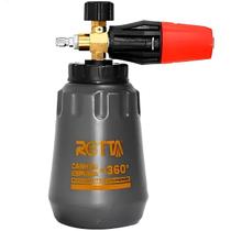 Canhão de Espuma Shampoozeira Bico 360 Snow Foam 1 Litro Profissional Rotta 376 700568