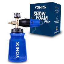 Canhão de Espuma Vonixx Snow Foam Pro 1L de Capacidade com Adaptador 1/4" Incluso Profissional Leque Ajustável