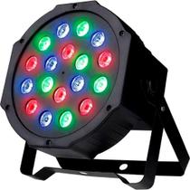Canhão De Led Projetor Strobo 18 Leds Rgb Com Sensor De Som Canhão De Led Projetor Strobo 18 Leds Rgb Com Sensor De Som