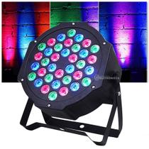 Canhão De Led Refletor Jogo de Luz 36 LEDs 30W RGBW e Strobo P/ Palco, eventos, Luz para festa LK362 Canhão De Led Refletor Jogo de Luz 36 LEDs 30W RGBW e Strobo P/ Palco, eventos, Luz para festa LK362